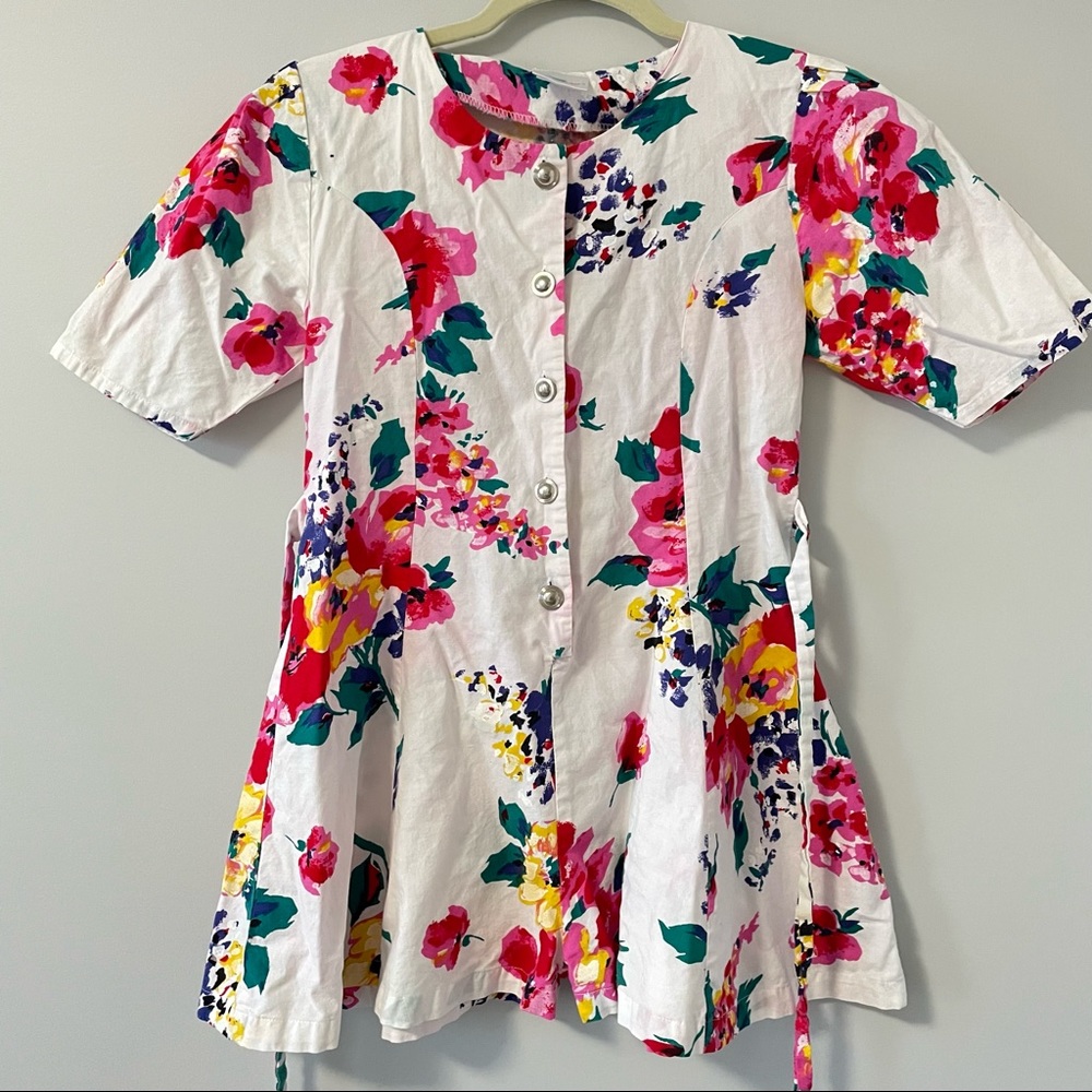Vintage Floral Rompers - Picture 2 of 16